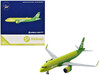 Airbus A320neo Commercial Aircraft S7 Airlines RA 73428 Green Two Tone 1/400 Diecast Model Airplane GeminiJets GJ2264