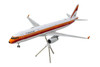 Airbus A321 Commercial Aircraft American Airlines PSA N582UW White with Red and Orange Stripes Gemini 200 Series 1/200 Diecast Model Airplane GeminiJets G2AAL1292
