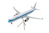 Airbus A321 Commercial Aircraft American Airlines Piedmont N581UW White with Blue Stripes Gemini 200 Series 1/200 Diecast Model Airplane GeminiJets G2AAL1293