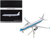 Airbus A321 Commercial Aircraft American Airlines Piedmont N581UW White with Blue Stripes Gemini 200 Series 1/200 Diecast Model Airplane GeminiJets G2AAL1293