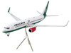 Boeing 737 800 Commercial Aircraft Mexicana XA ASM White with Green Stripes Gemini 200 Series 1/200 Diecast Model Airplane GeminiJets G2MXA1303