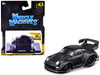 RWB 993 911 Matt Black 1/64 Diecast Model Car Muscle Machines 15583BO