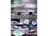 LBWK (Liberty Walk) F40 Chrome Silver 1/64 Diecast Model Car Inno Models IN64-LBWKF40-CHS