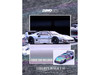 LBWK (Liberty Walk) F40 Chrome Silver 1/64 Diecast Model Car Inno Models IN64-LBWKF40-CHS