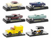 Auto Thentics 6 piece Set Release 91 IN DISPLAY CASES Limited Edition 1/64 Diecast Model Cars M2 Machines 32500-91
