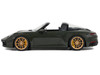 2020 Porsche 992 Targa 4S Dark Green 1/18 Model Car GT Spirit GT438