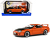 1993 Toyota Supra MK4 A80 RHD Right Hand Drive Orange Metallic with Black Hood 1/18 Diecast Model Car Solido S1807605