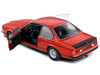 1984 BMW 635 CSI E24 Henna Red 1/18 Diecast Model Car Solido S1810301