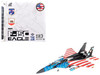 McDonnell Douglas F-15C Eagle Fighter Aircraft 144th Fighter Wing 75th Anniversary Fresno Air National Guard Base California 2022 United States Air National Guard 1/72 Diecast Model by JC Wings JCW-72-F15-029