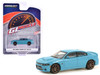 2016 Dodge Charger SRT Hellcat B5 Blue GreenLight Muscle Series 28 1/64 Diecast Model Car Greenlight 13350D