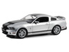 2011 Shelby GT500 Ingot Silver Metallic with Black Stripes 1/18 Diecast Model Car Greenlight 13673