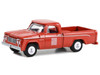 1963 Dodge D 100 Pickup Truck 47th International 500 Mile Sweepstakes Indianapolis 500 Official Truck Red Hobby Exclusive Series 1/64 Diecast Model Car Greenlight 30402