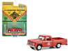 1963 Dodge D 100 Pickup Truck 47th International 500 Mile Sweepstakes Indianapolis 500 Official Truck Red Hobby Exclusive Series 1/64 Diecast Model Car Greenlight 30402