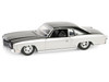 1972 Chevrolet Monte Carlo Lowrider Silver Metallic and Black California Lowriders Series 5 1/64 Diecast Model Car Greenlight 63060F