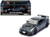 2022 Nissan GT R R35 Nismo Special Edition RHD Right Hand Drive Stealth Gray with Carbon Top and Hood 1/64 Diecast Model Car Inno Models IN64-R35NSE-STGR