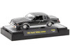 1987 Buick Regal Limited Lowrider Black with Silver Graphics Lowriders Limited Edition to 5500 pieces Worldwide 1/64 Diecast Model Car M2 Machines 31500-MJS69