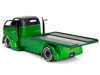 1947 Ford COE Flatbed Truck Green Metallic and Matt Black Toyo Tires with Extra Wheels Just Trucks Series 1/24 Diecast Model Car Jada 35043