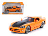 2008 Dodge Viper SRT10 Orange 1/24 Diecast Car Model Jada 96805