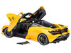 McLaren 720S Volcano Yellow with Black Top and Carbon Accents 1/18 Model Car Autoart 76070