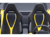 McLaren 720S Volcano Yellow with Black Top and Carbon Accents 1/18 Model Car Autoart 76070