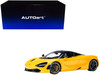 McLaren 720S Volcano Yellow with Black Top and Carbon Accents 1/18 Model Car Autoart 76070