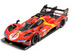 Ferrari 499P #51 James Calado Antonio Giovinazzi Alessandro Pier Guidi Ferrari AF Corse Winner 24 Hours of Le Mans 2023 Racing Series 1/18 Diecast Model Car Bburago 16301