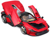 Ferrari Daytona SP3 Red with Black Top Signature Series 1/18 Diecast Model Car Bburago 16912RD