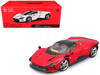 Ferrari Daytona SP3 Red with Black Top Signature Series 1/18 Diecast Model Car Bburago 16912RD