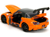 2001 Honda S2000 Orange with Gray Top and Graphics and Naruto Diecast Figure Naruto Shippuden 2009 2017 TV Series Anime Hollywood Rides Series 1/24 Diecast Model Car Jada 35351