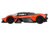 Aston Martin Valkyrie Maximum Orange with Carbon Top Limited Edition to 2640 pieces Worldwide 1/64 Diecast Model Car Mini GT MGT00678