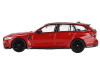 BMW M3 Competition Touring Toronto Red Metallic with Black Top Limited Edition to 3000 pieces Worldwide 1/64 Diecast Model Car Mini GT MGT00700