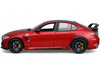 Alfa Romeo Giulia GTAm Red Metallic with Carbon Top 1/18 Diecast Model Car Bburago 11049RD
