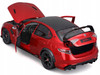 Alfa Romeo Giulia GTAm Red Metallic with Carbon Top 1/18 Diecast Model Car Bburago 11049RD