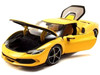 Ferrari 296 GTB Yellow Race Play Series 1/18 Diecast Model Car Bburago 16018YL