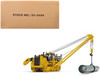 Komatsu D155CX 8 With K170 Pipelayer Yellow with Accessories 1/50 Diecast Model First Gear 50-3494