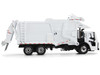 Mack LR Refuse Garbage Truck with McNeilus Meridian Front Loader White with Trash Bin 1/64 Diecast Model DCP/First Gear 60-1795