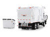 Mack LR Refuse Garbage Truck with McNeilus Meridian Front Loader White with Trash Bin 1/64 Diecast Model DCP/First Gear 60-1795