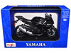 Yamaha YZF R1 Black 1/12 Diecast Motorcycle Model Maisto 322723YL