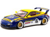 RWB 997 #6 Blue Metallic and Yellow with Graphics FuelFest Tokyo 2023 Hobby43 Series 1/43 Diecast Model Car Tarmac Works T43-028-TM