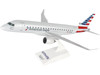 Embraer E175 Commercial Aircraft American Airlines American Eagle N220NN Gray with Striped Tail Snap Fit 1/100 Plastic Model Skymarks SKR902