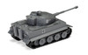 Skill 1 Model Kit Tiger I Tank German Army Snap Together Painted Plastic Model Tank Kit 1/35 Scale Airfix Quickbuild J6041