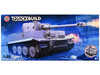 Skill 1 Model Kit Tiger I Tank German Army Snap Together Painted Plastic Model Tank Kit 1/35 Scale Airfix Quickbuild J6041