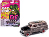 1950 Chevrolet 3100 Suburban Bronze Metallic with Black Hood Rat Fink Pop Culture 2024 Release 1 1/64 Diecast Model Car Johnny Lightning JLPC014-JLSP369