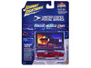 1966 Pontiac GTO Montero Red USPS United States Postal Service Pop Culture 2024 Release 1 1/64 Diecast Model Car Johnny Lightning JLPC014-JLSP372