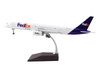 Boeing 757 200F Commercial Aircraft FedEx Federal Express N921FD White with Purple Tail Gemini 200 Series 1/200 Diecast Model Airplane GeminiJets G2FDX981
