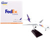 Boeing 757 200F Commercial Aircraft FedEx Federal Express N921FD White with Purple Tail Gemini 200 Series 1/200 Diecast Model Airplane GeminiJets G2FDX981
