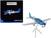 Cirrus SR22 Composite Aircraft N221CL Blue Gemini General Aviation Series 1/72 Diecast Model Airplane GeminiJets GGCIR017