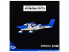 Cirrus SR22 Composite Aircraft N221CL Blue Gemini General Aviation Series 1/72 Diecast Model Airplane GeminiJets GGCIR017