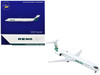 McDonnell Douglas MD 90 Commercial Aircraft Reno Air N905RA White with Green Tail 1/400 Diecast Model Airplane GeminiJets GJ551