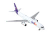 Boeing 757 200F Commercial Aircraft FedEx Federal Express N921FD White with Purple Tail 1/400 Diecast Model Airplane GeminiJets GJ1993